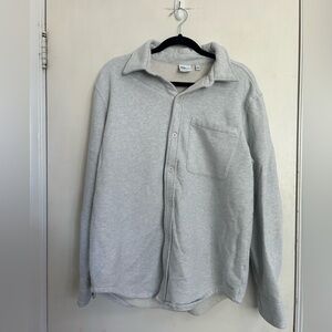 TNA Sweatfleece Button Up Sweater